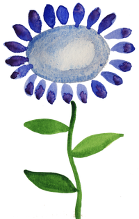 blue flower